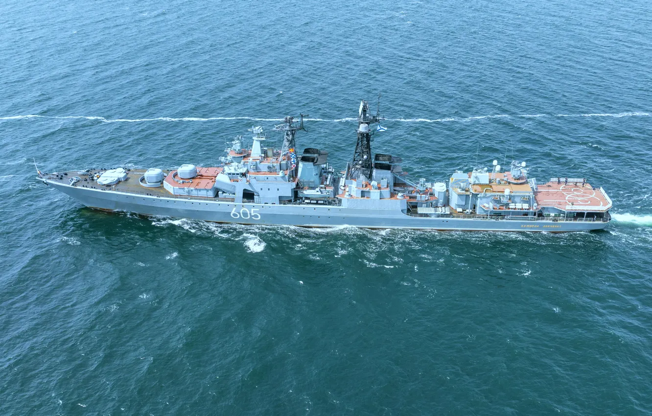 Photo wallpaper BOD, project 1155, Admiral Levchenko
