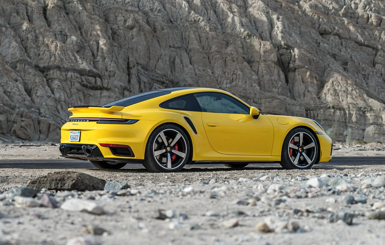 Photo wallpaper stones, rocks, 911, Porsche, Turbo, Porsche 911, 2021