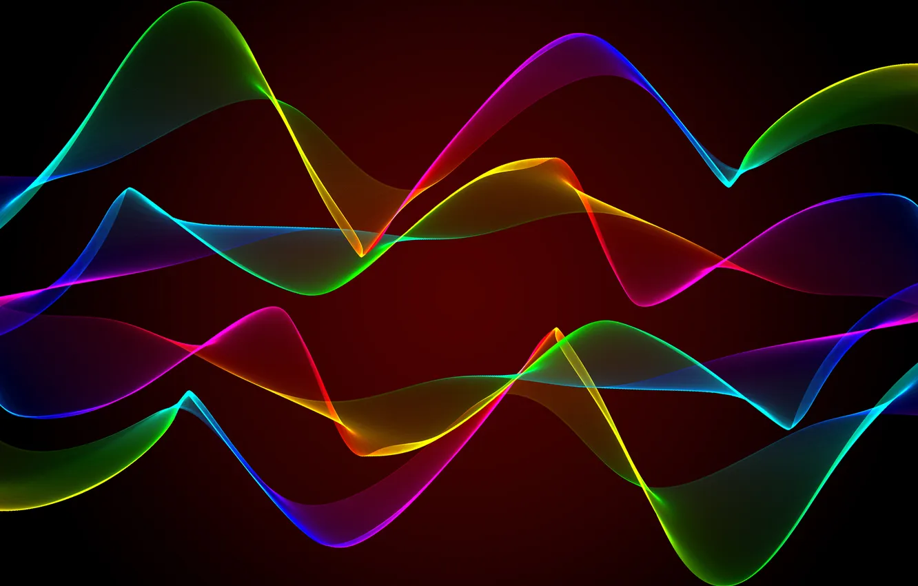 Photo wallpaper colors, abstract, neon, fractal