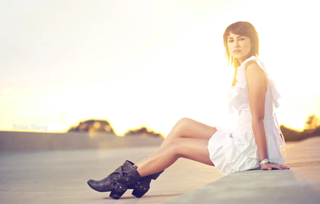 Photo wallpaper girl, boots, photographer, bracelet, girl, photography, photographer, Nicci