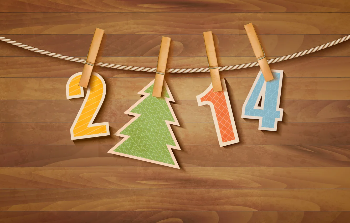 Photo wallpaper tree, New Year, Merry Christmas, clip, Christmas tree, New year, 2014, clip