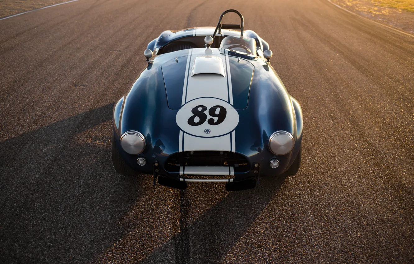 Photo wallpaper Shelby, blue, Cobra, sports car, Shelby Cobra 289