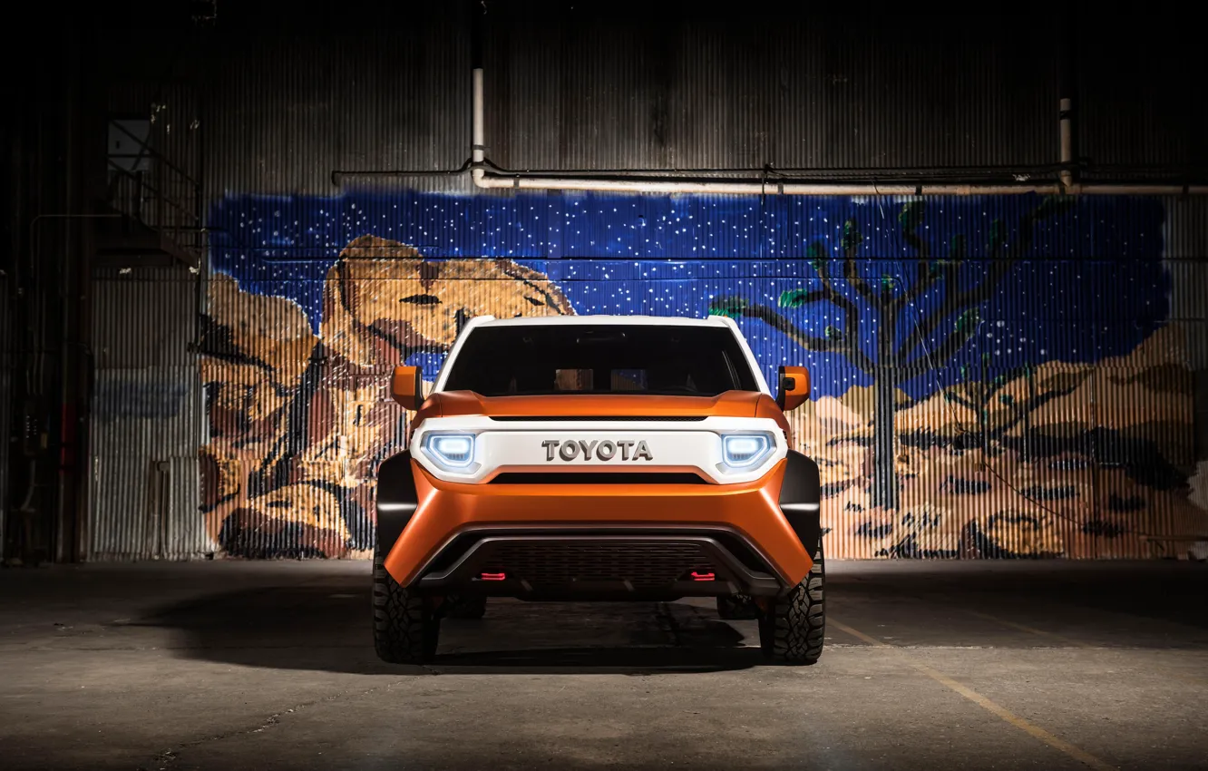 Photo wallpaper car, Toyota, Toyota FT 4X