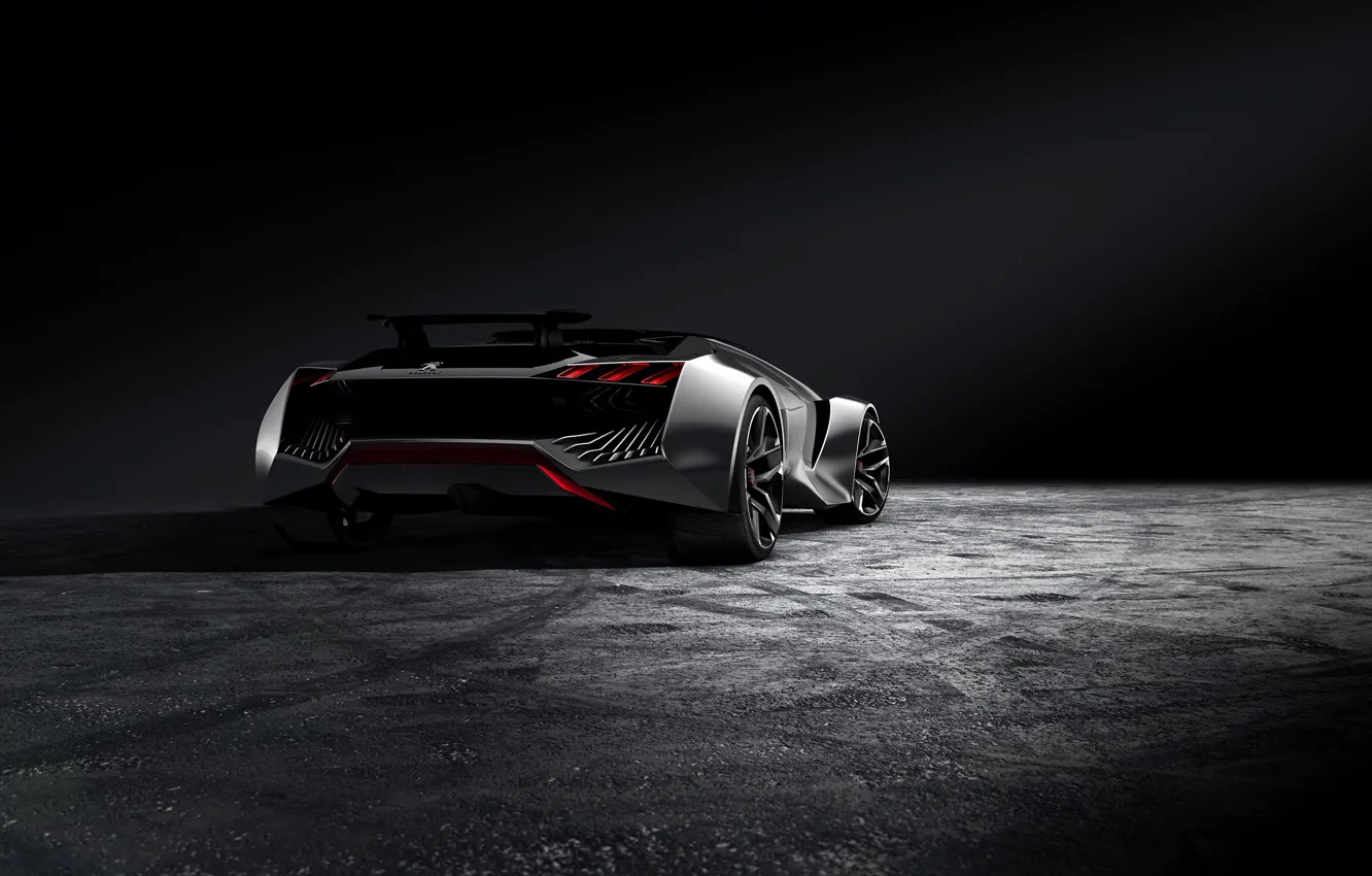 Photo wallpaper Concept, Peugeot, supercar, Vision, Peugeot, Gran Turismo, 2015