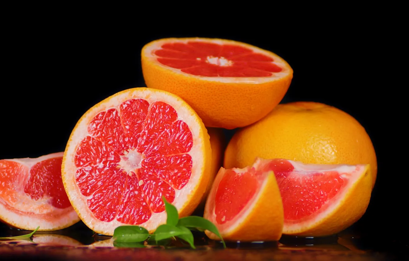 Photo wallpaper fruit, orange, 8k, blood oranges
