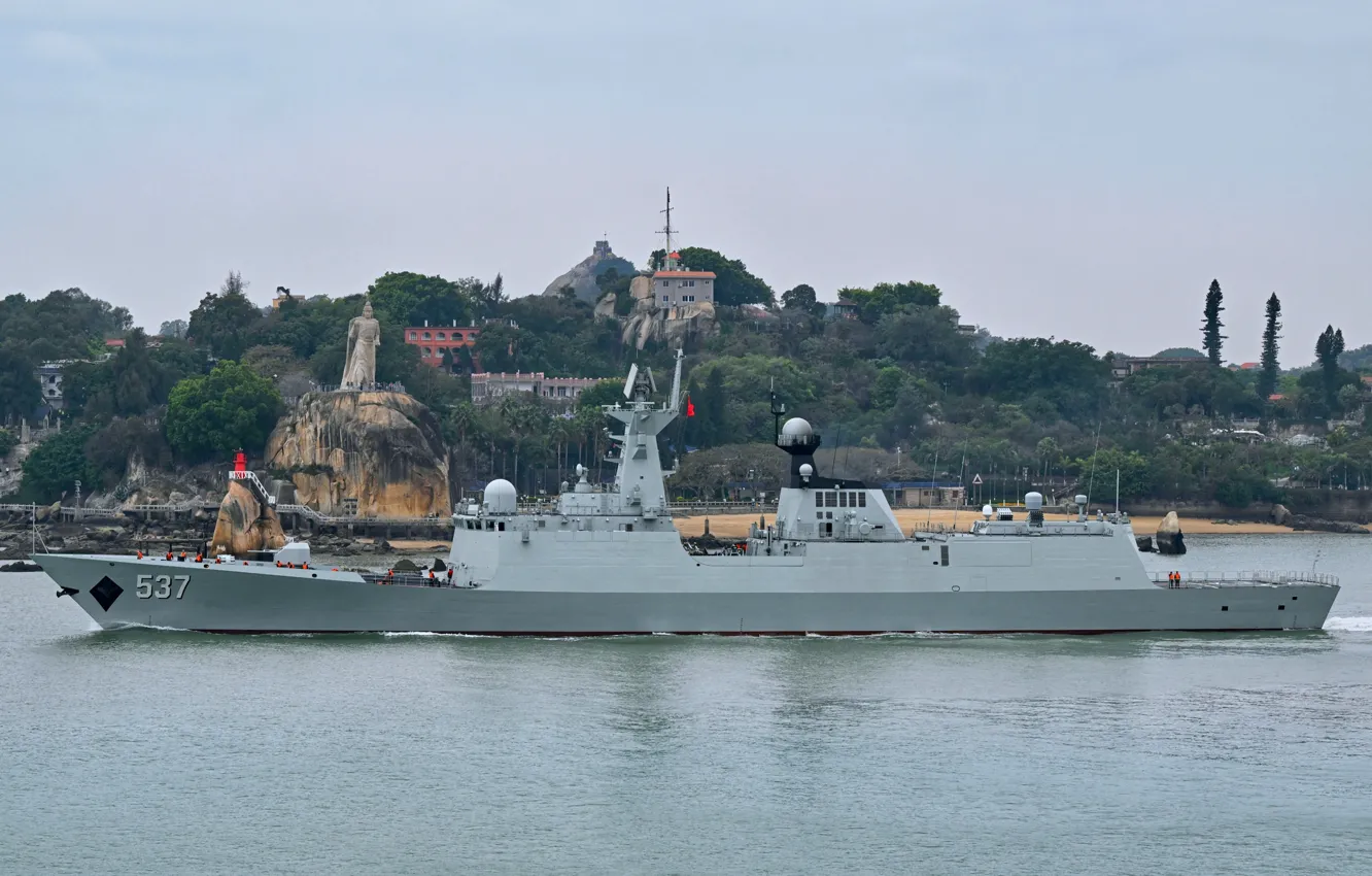 Photo wallpaper China, frigate, Anqing