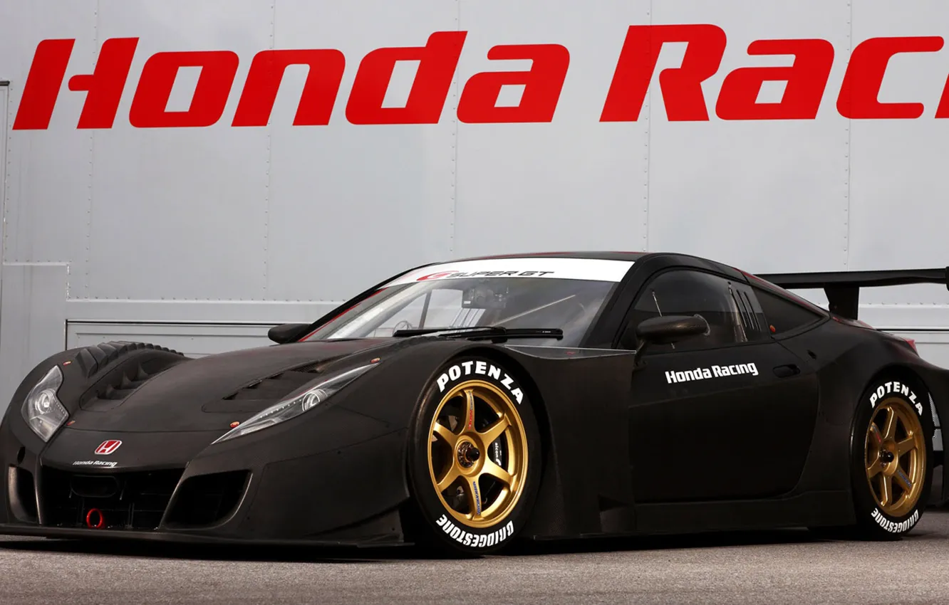 Photo wallpaper car, honda, supercar, racing, honda hvs, Honda HSV-010 GT500 Super GT '2010