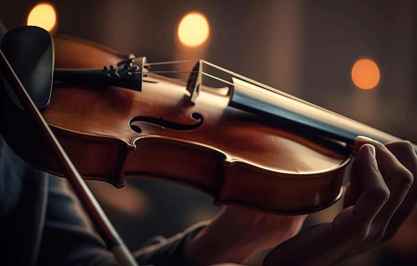 Photo wallpaper music, violin, the game, hands, musician, violinist, bow, musical instrument