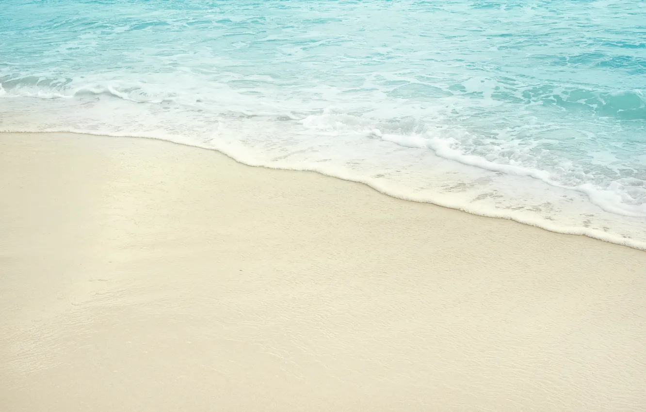 Photo wallpaper sand, sea, wave, beach, summer, summer, beach, sea