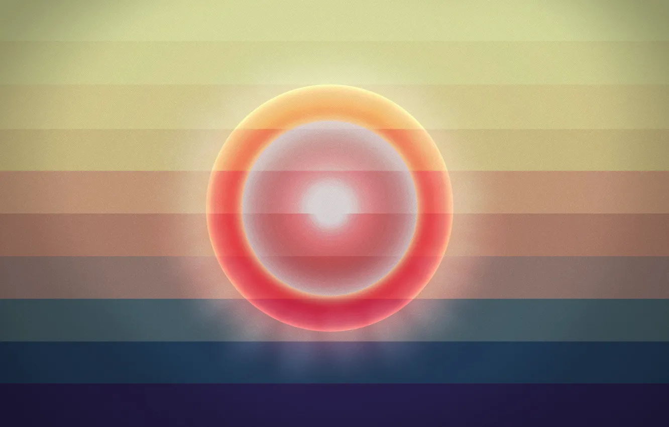 Photo wallpaper light, circles, strip, point