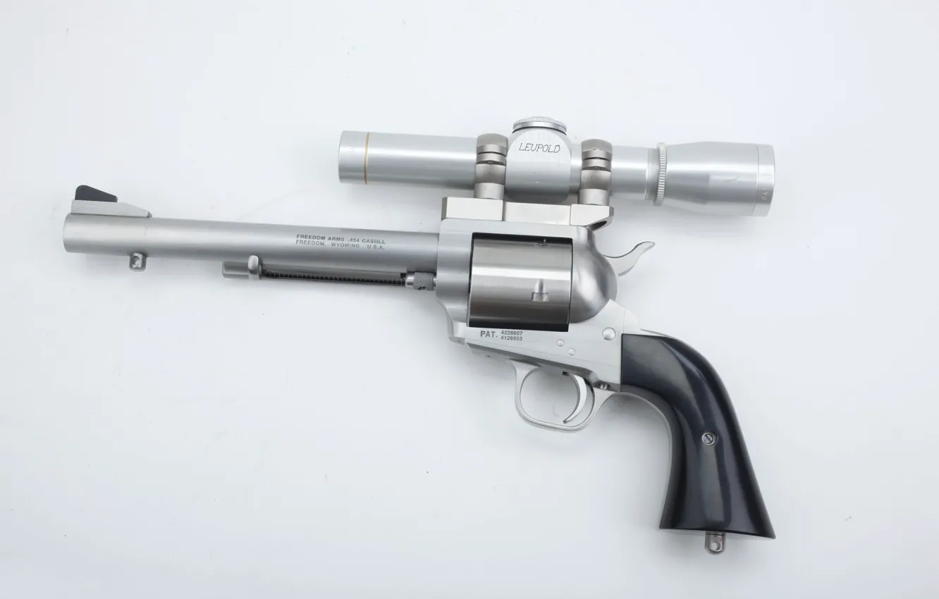 Photo wallpaper revolver, sight, drum, the trigger