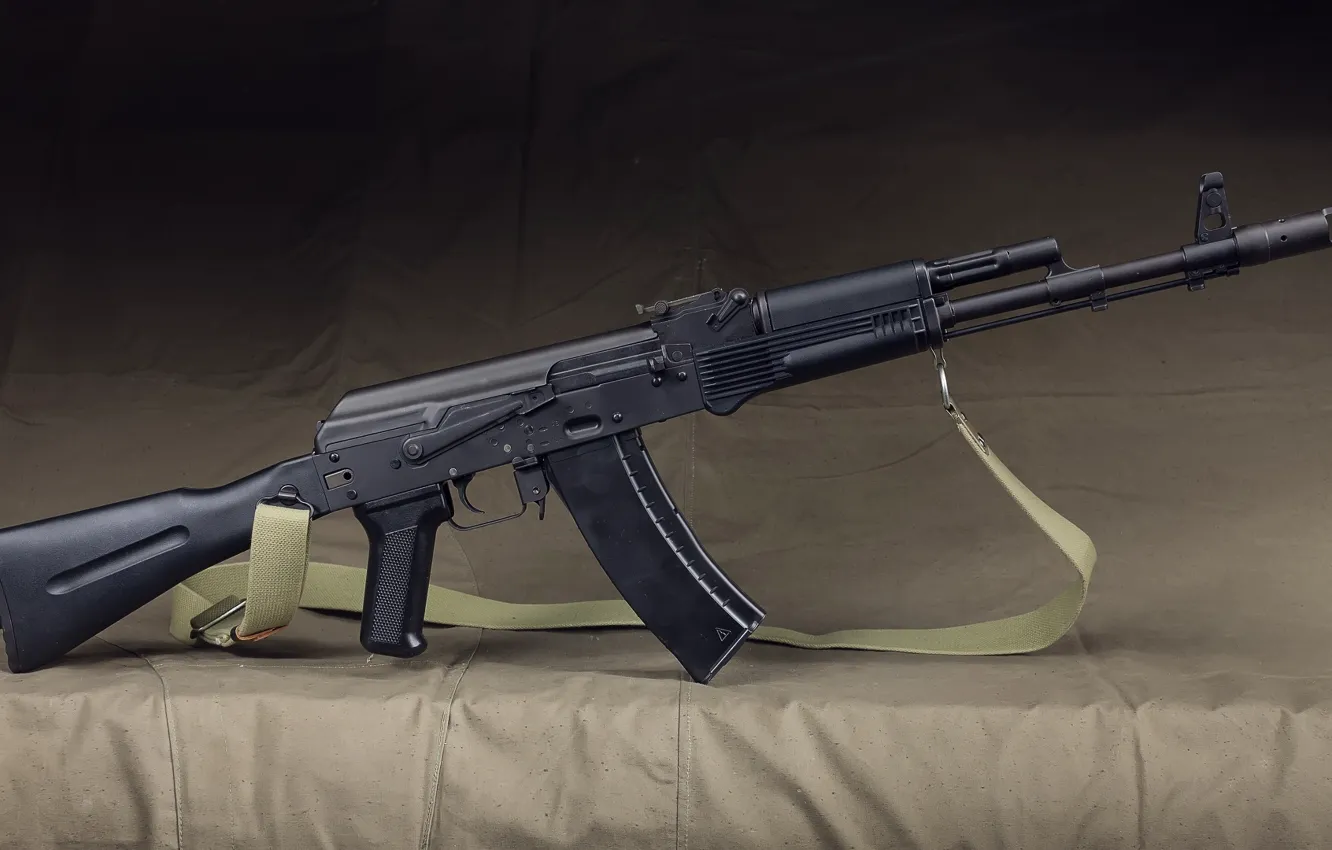 Photo wallpaper weapons, machine, Kalashnikov, AK-74