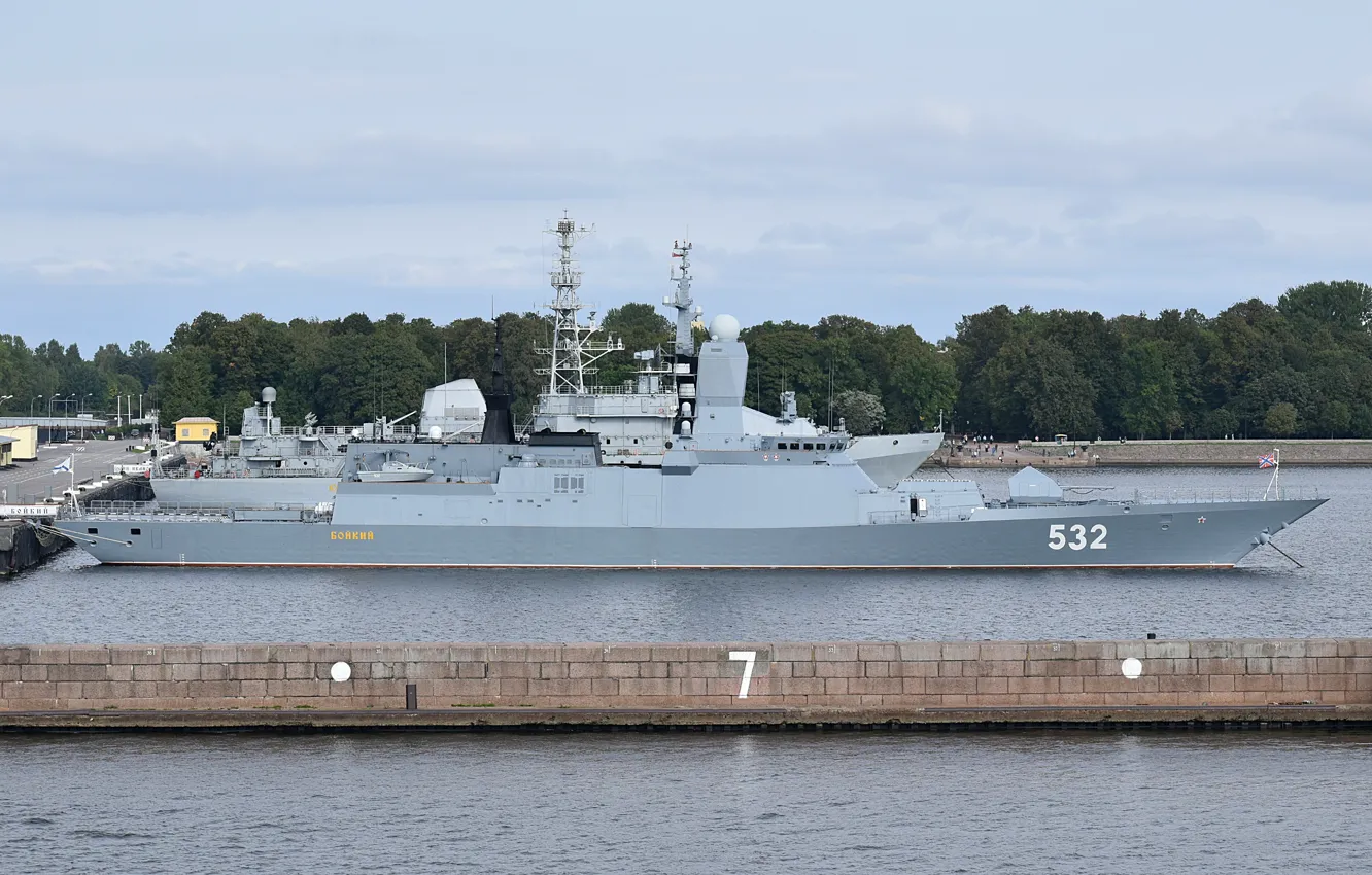 Photo wallpaper Corvette, brisk, Kronstadt