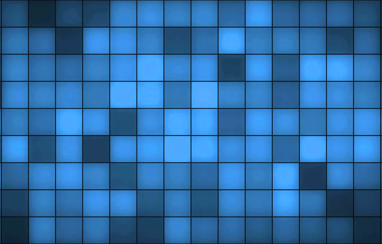 Photo wallpaper blue, background, squares, texture, figure, blue, fon, squares