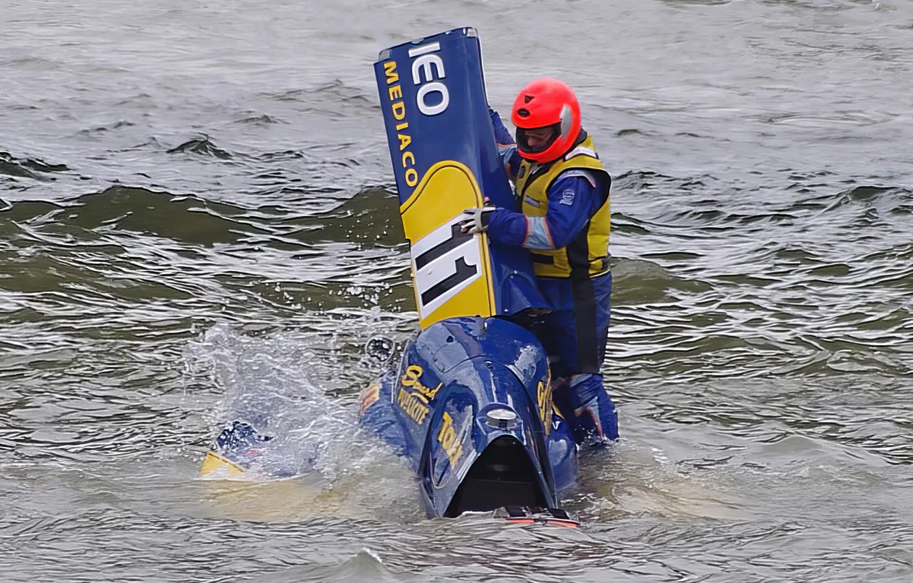 Photo wallpaper race, boat, speed