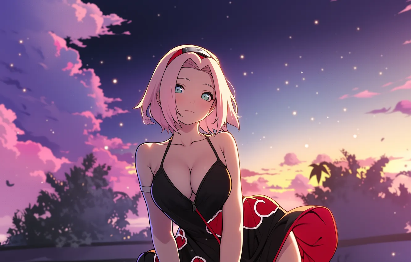 Photo wallpaper anime, Sakura, art, Naruto, Naruto, anime, art, sakura