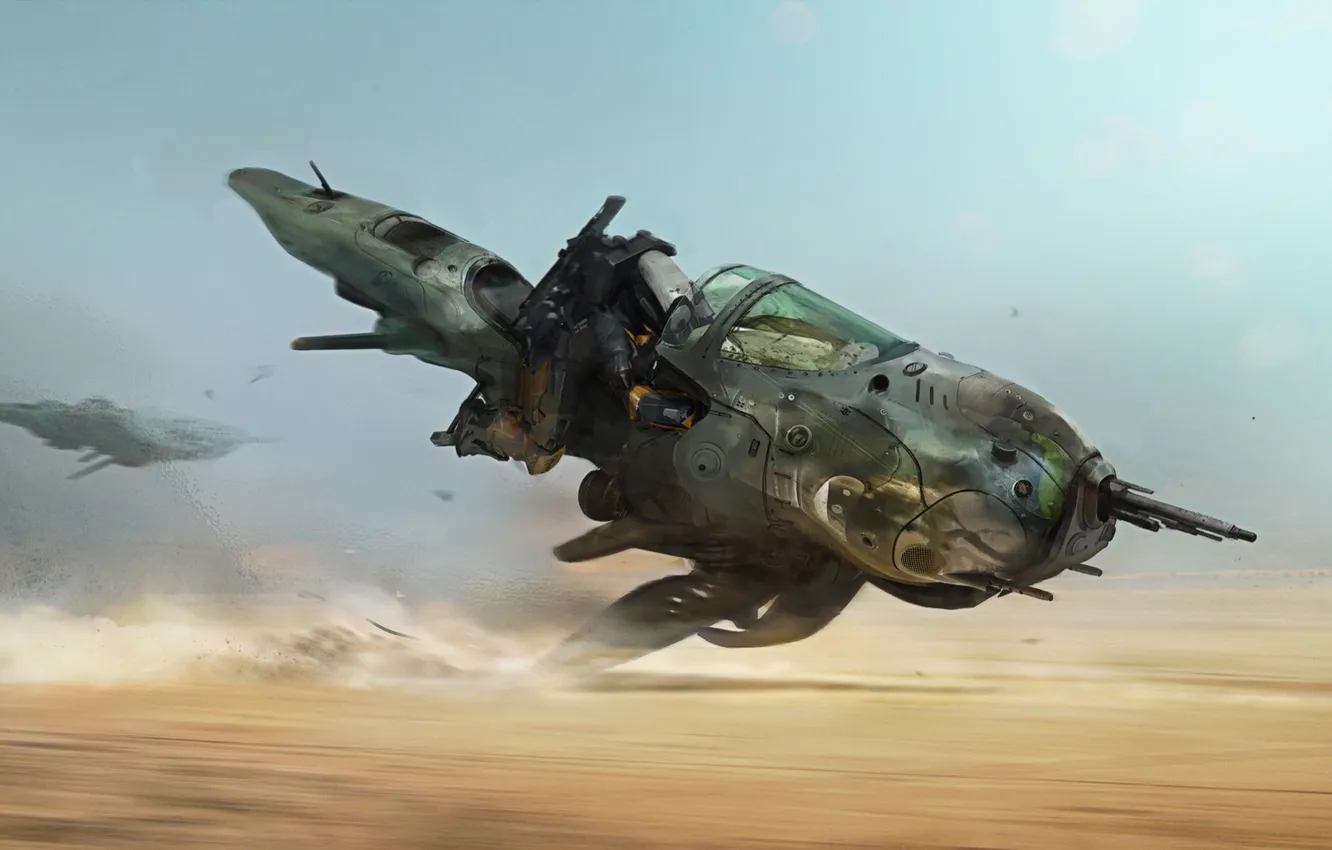 Wallpaper transport, speed, chase, dust, concept art, Destiny for ...