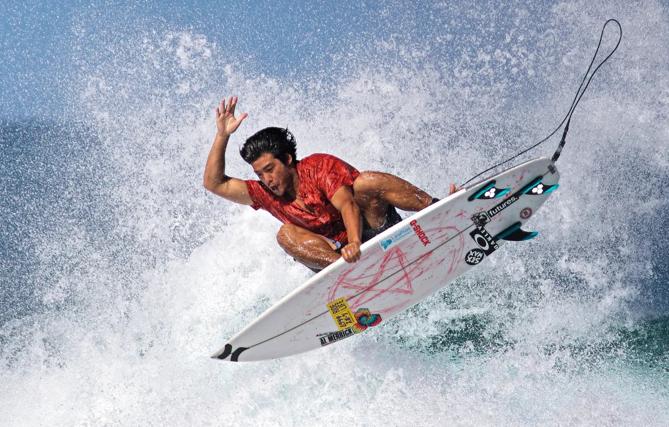 Photo wallpaper sport, wave, Board