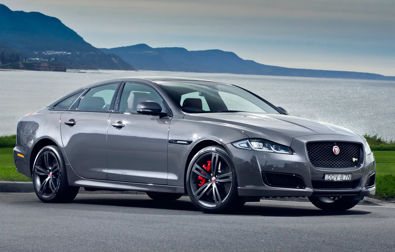 Photo wallpaper Jaguar, Jaguar, Sedan, XJR