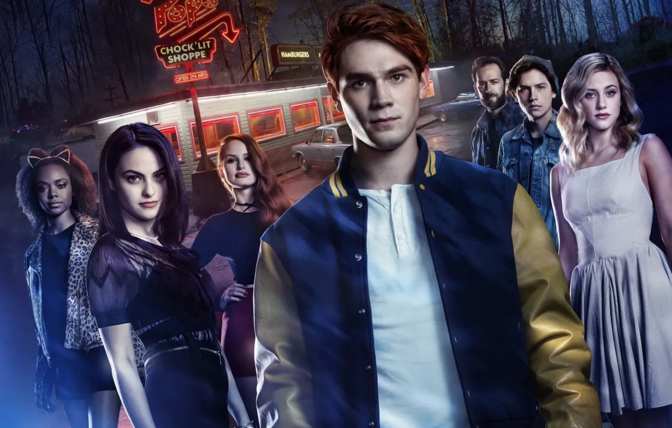 Photo wallpaper girl, woman, man, tv series, The CW Television Network, Riverdale