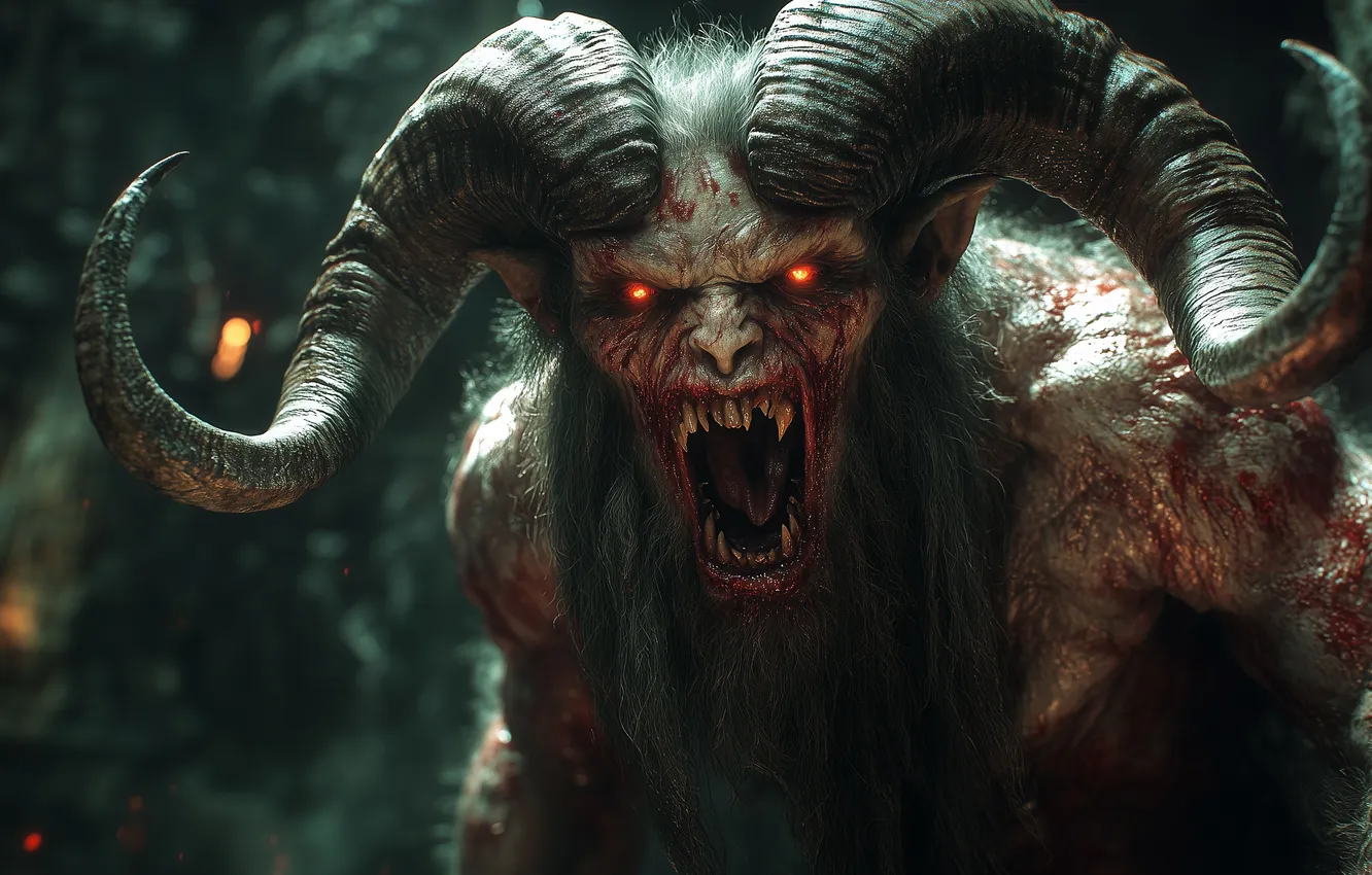 Photo wallpaper monster, horror, fawn