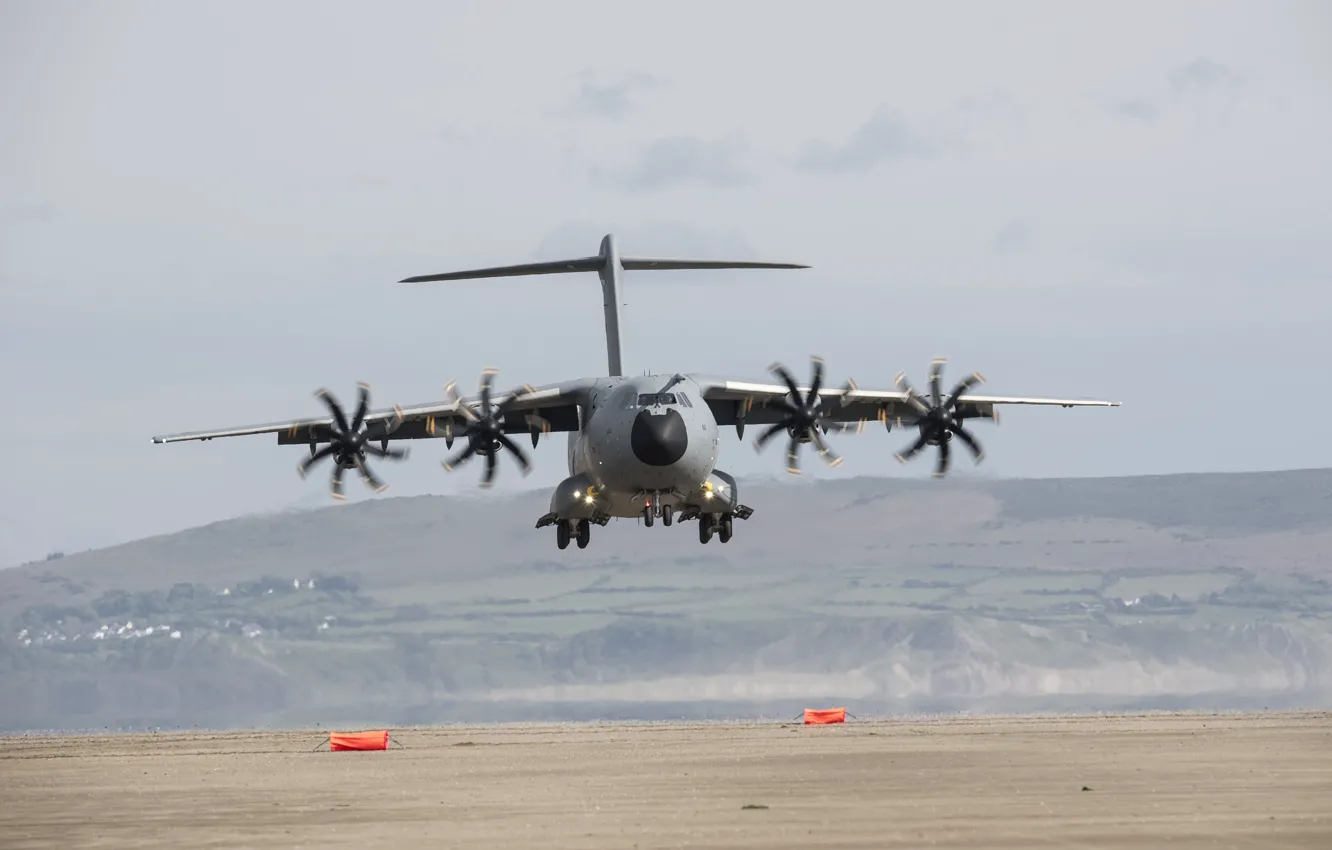Photo wallpaper aircraft, military, air force, 002, cargo and transport aircraft, Airbus A400M