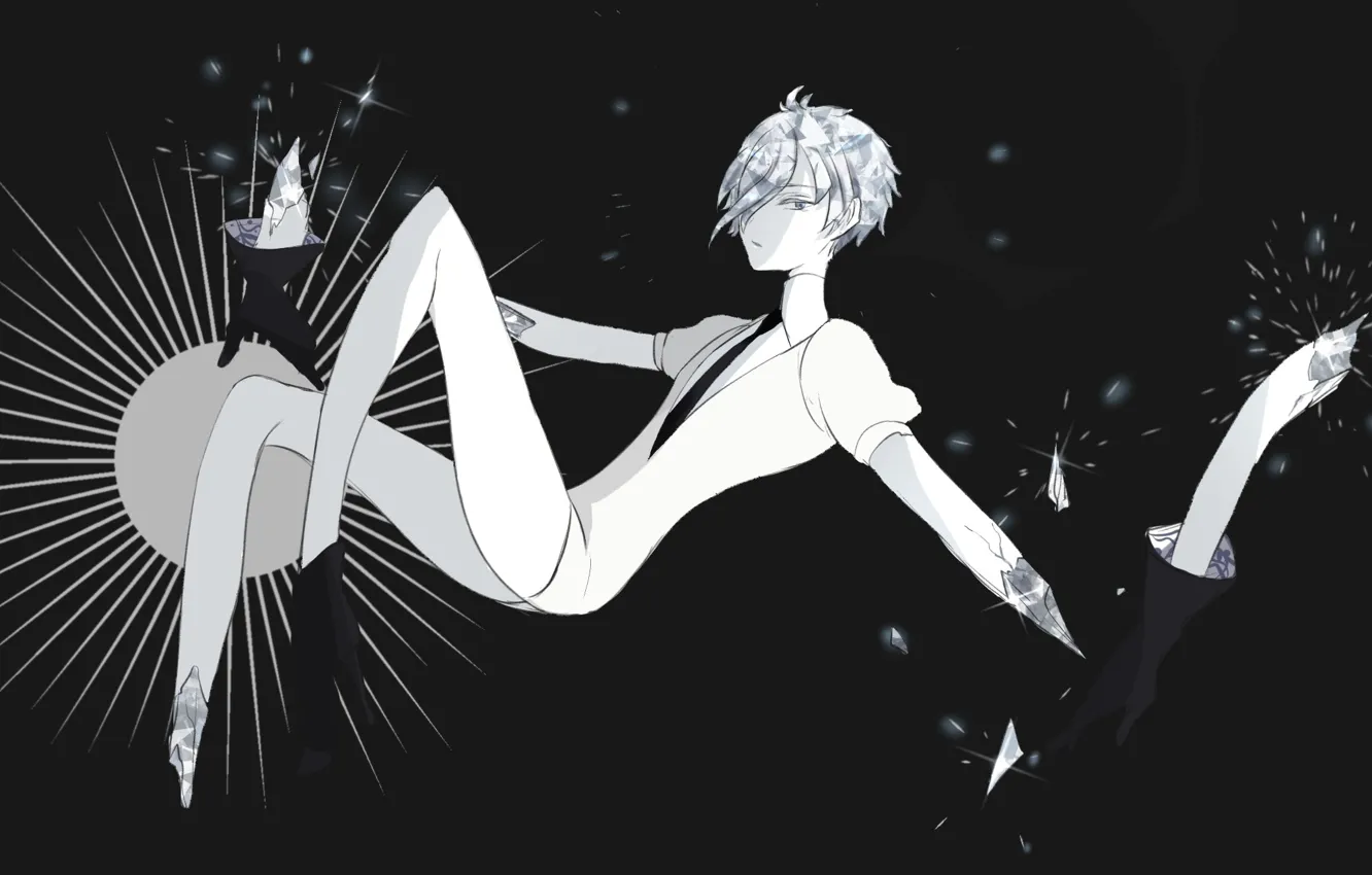 Photo wallpaper background, anime, art, Houseki no kuni