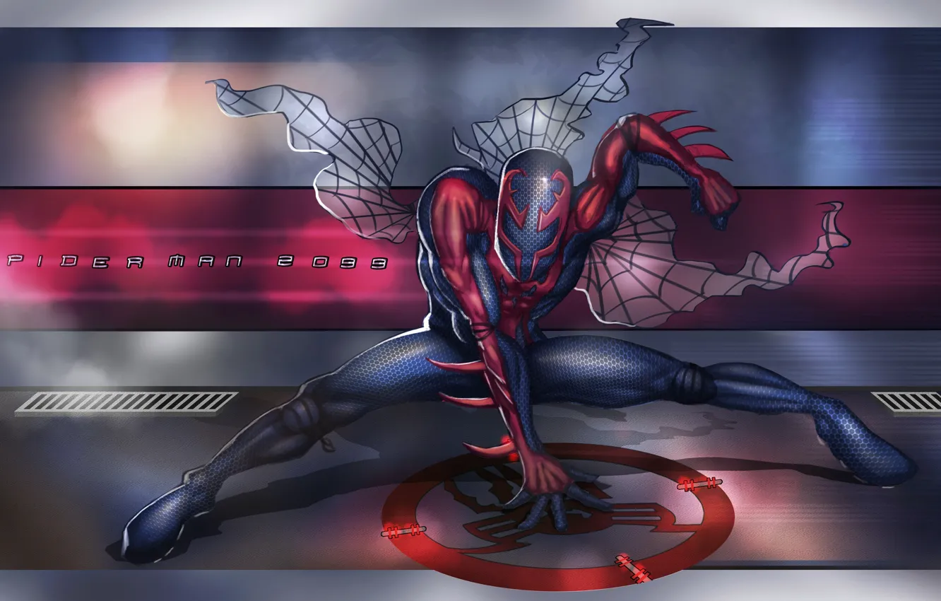 Photo wallpaper costume, Marvel Comics, Spider-Man, Spider-Man 2099, Miguel O'Hara