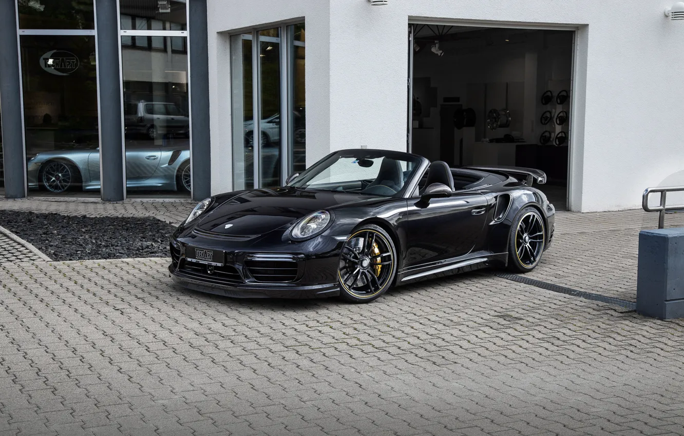 Photo wallpaper 911, Porsche, convertible, Porsche, Turbo, Cabriolet, turbo, TechArt