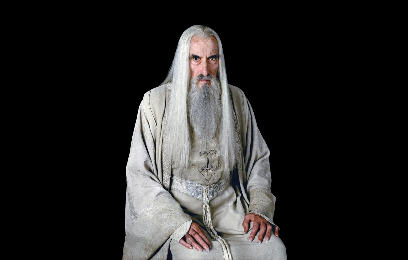 Photo wallpaper background, black, the Lord of the rings, the lord of the rings, Saruman, Saruman