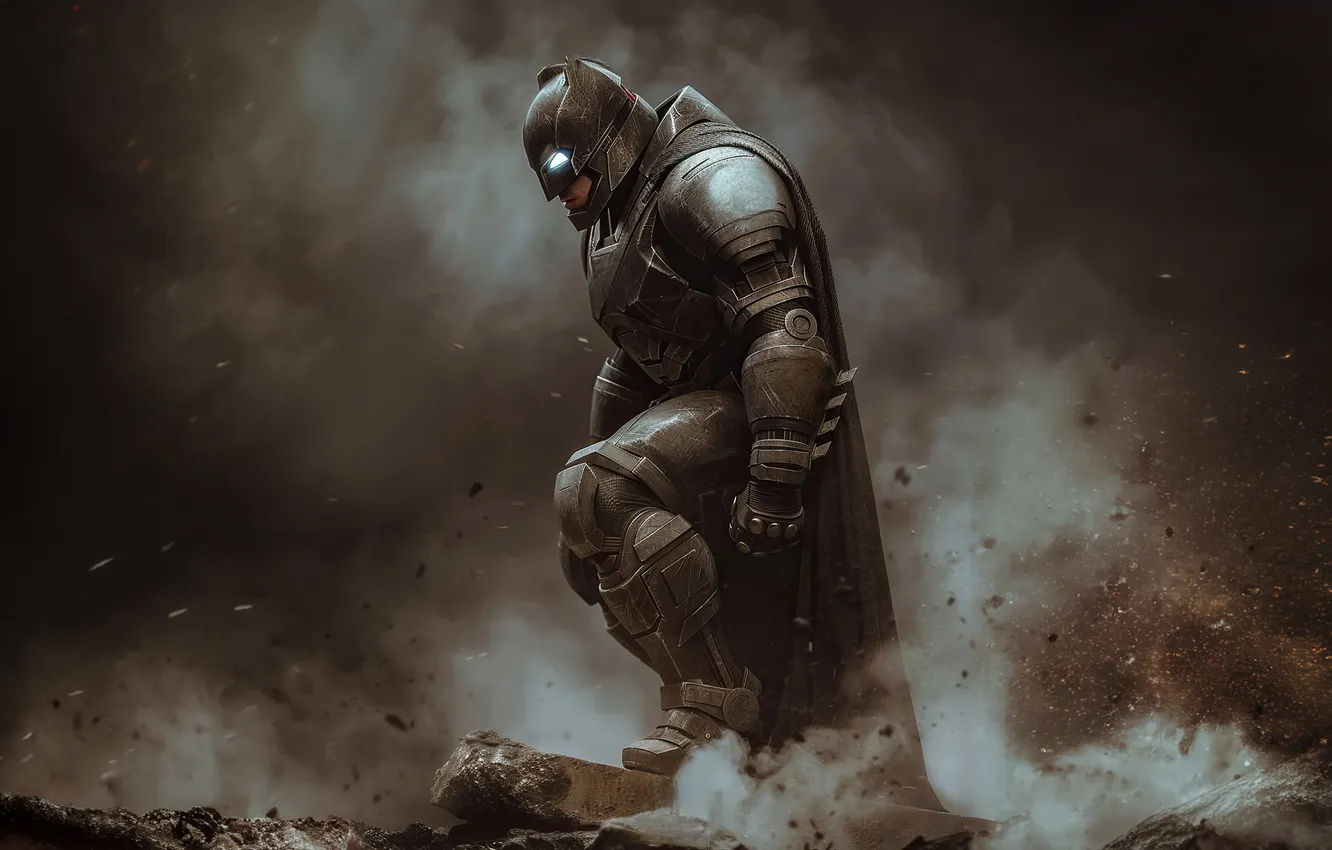 Photo wallpaper batman, justice, guardian