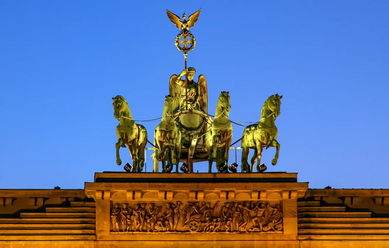 Photo wallpaper Victoria, Germany, monument, attraction, Germany, Berlin, Berlin, historical