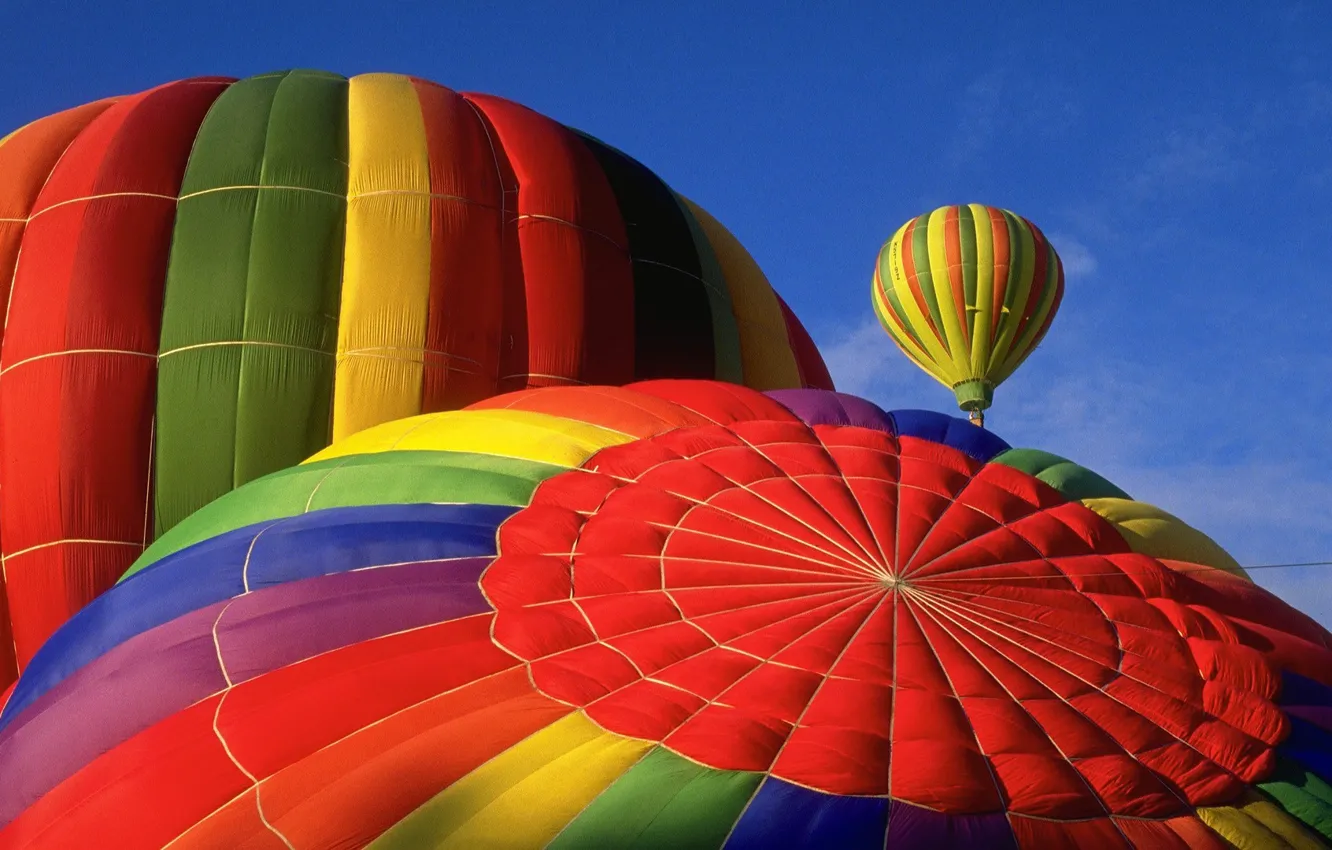 Photo wallpaper colors, colorful, sport, sky, photography, bokeh, balloon, Hot air balloons