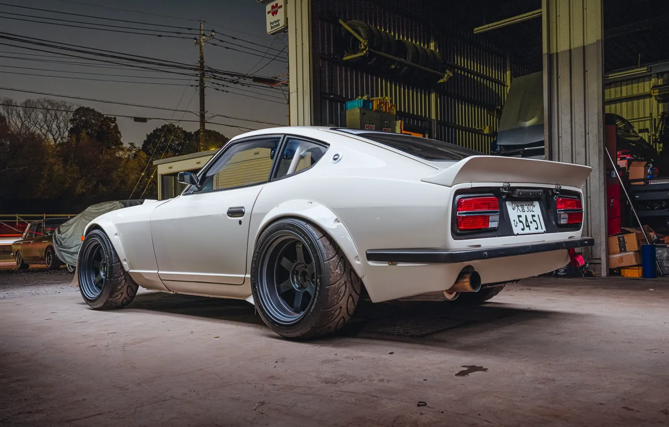 Photo wallpaper Nissan, Nissan, Fairlady Z, 240Z, Nissan Fairlady Z, The Mizukami Auto, Z coupe