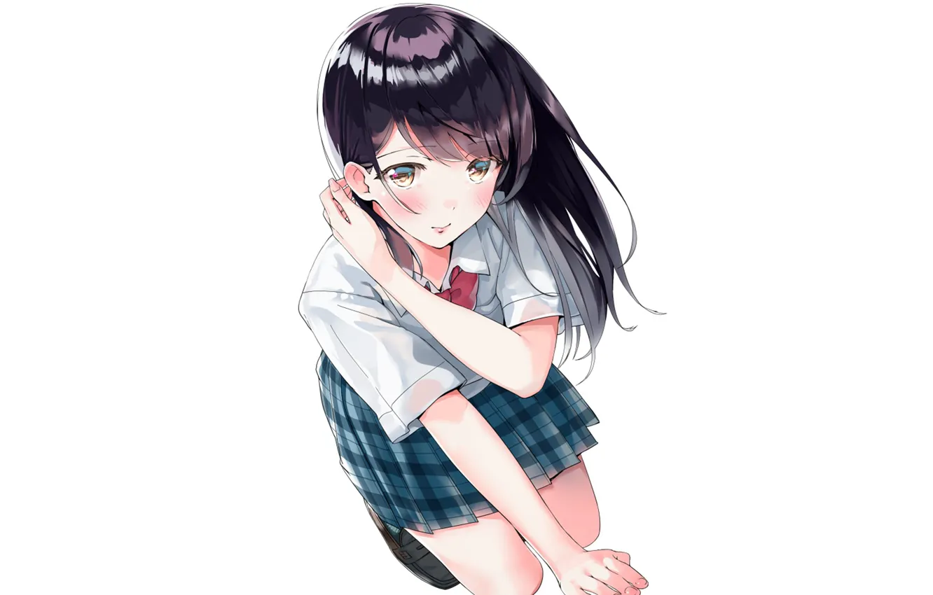 Photo wallpaper anime, art, girl