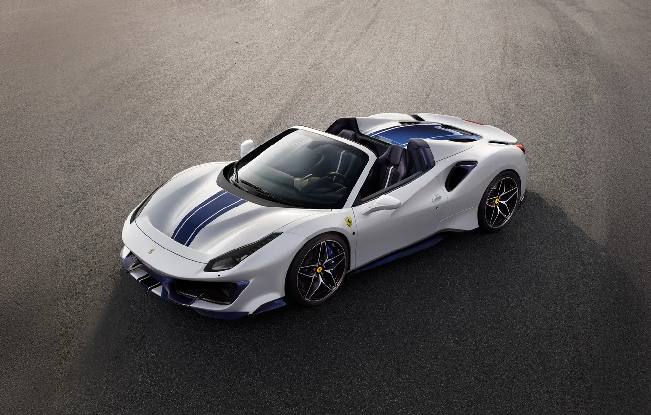 Photo wallpaper Ferrari, Spider, 488, Pista