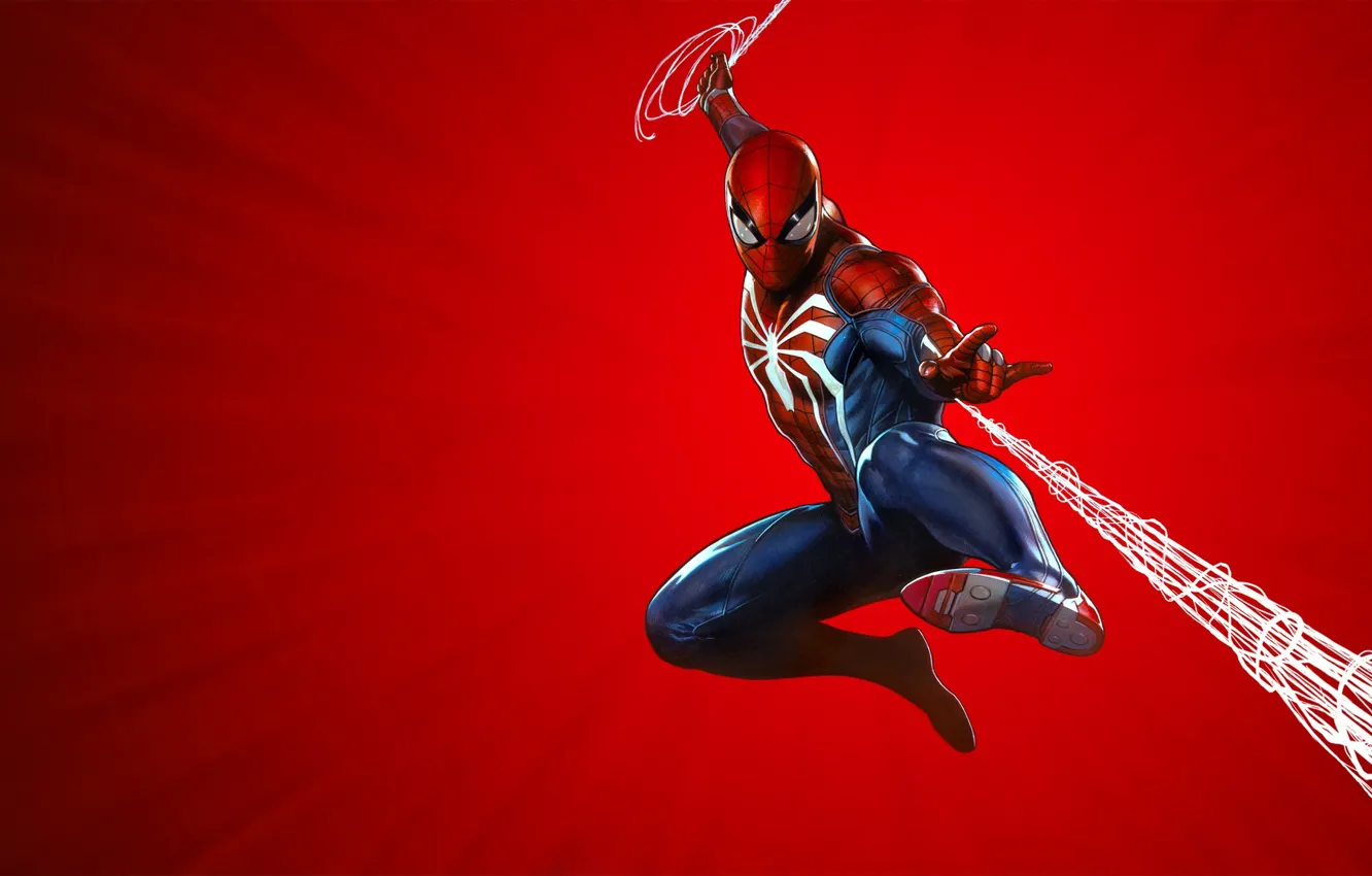 Photo wallpaper the game, mask, hero, game, Sony, superhero, Marvel, comic