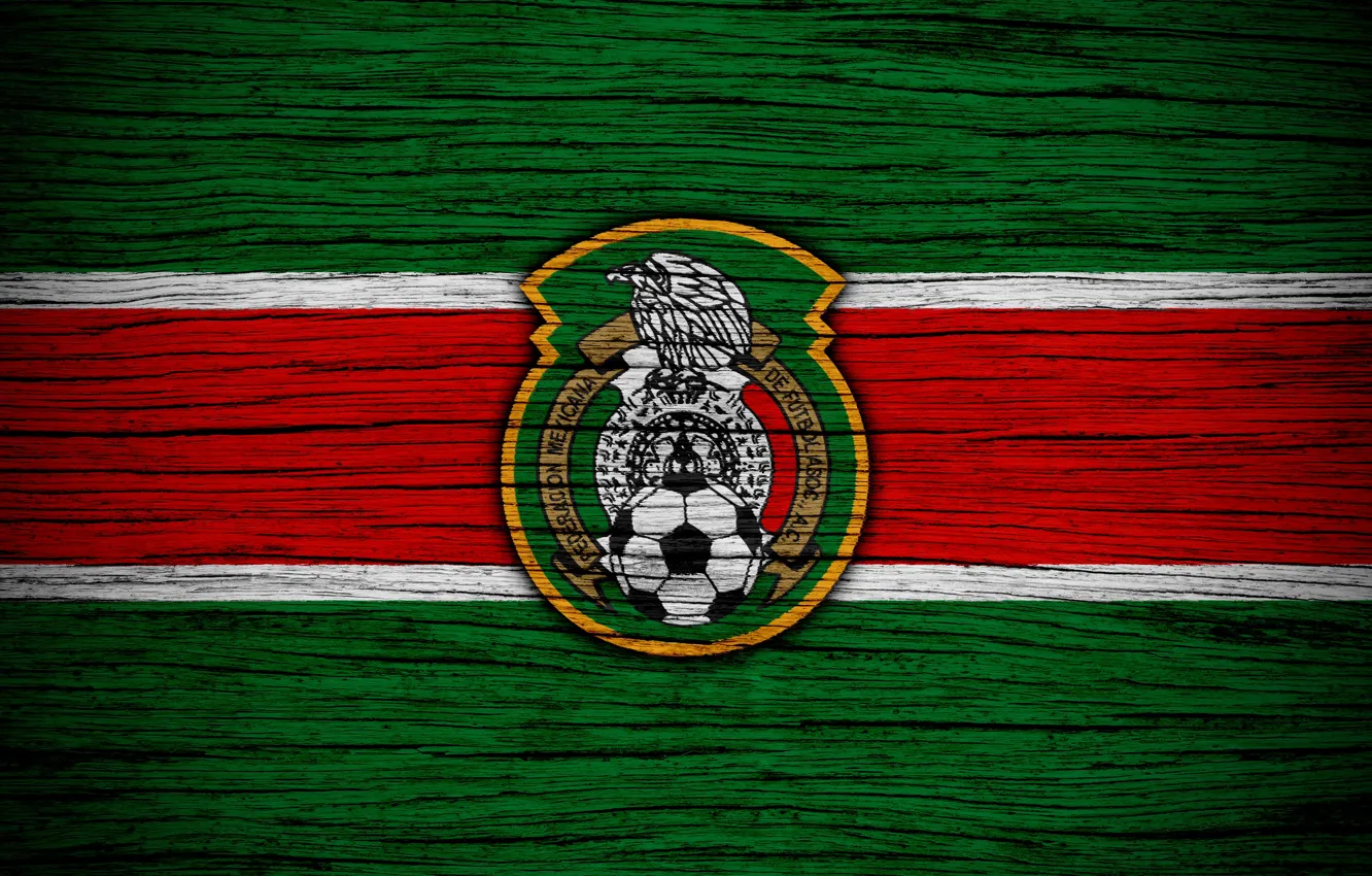 Photo wallpaper football, logo, logo, soccer, Mexico national team, mexico national team
