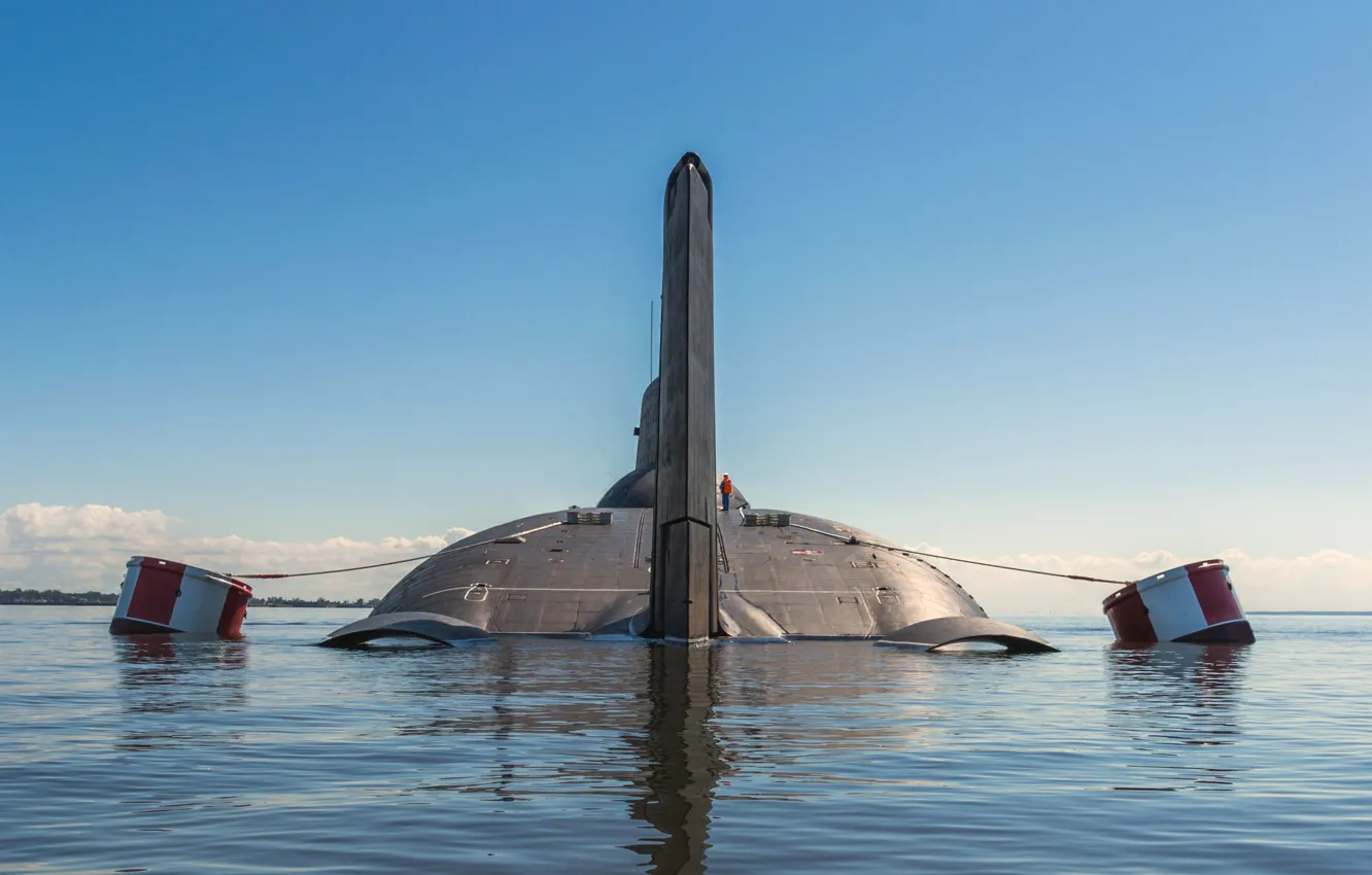 Photo wallpaper boat, underwater, atomic, the, world's largest, Dmitry Donskoy