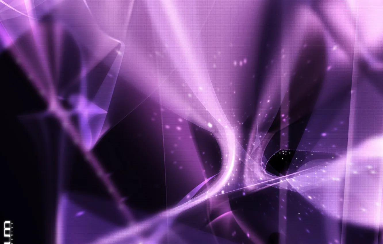 Photo wallpaper movement, mesh, glow