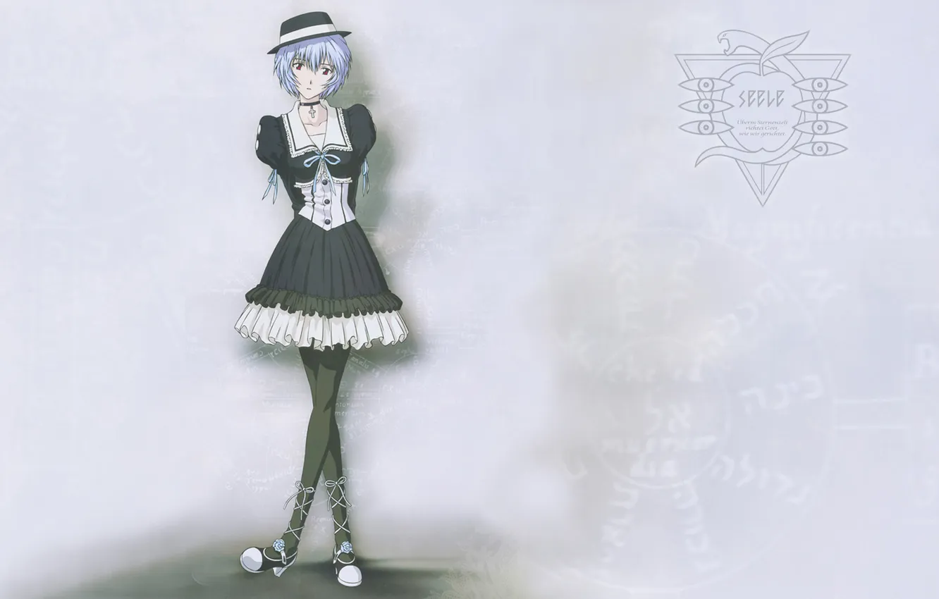 Photo wallpaper anime, dress, evangelion, Ayanami Ray