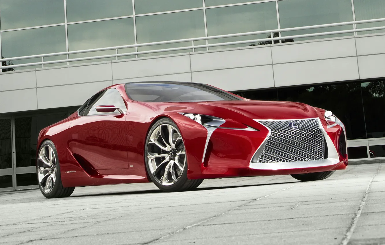 Photo wallpaper machine, Concept, Lexus, front view, LF-LC