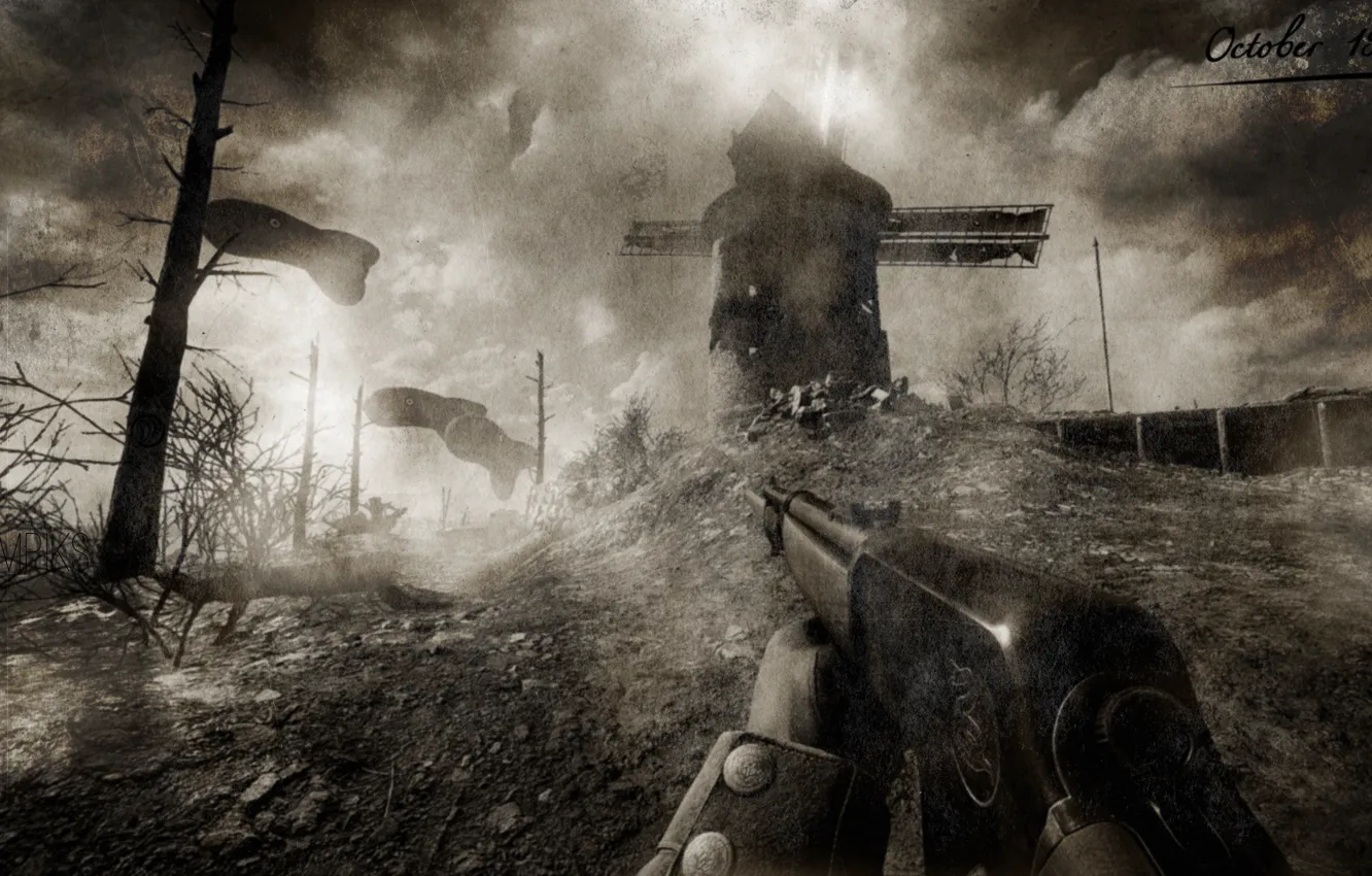 Photo wallpaper graphics, battlefield, vintage, ultra, old, picture, fps, ancien