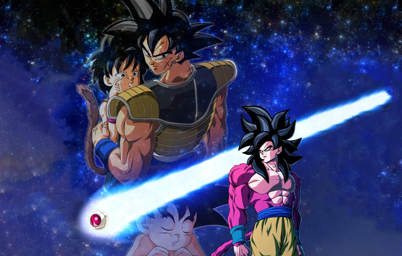 Photo wallpaper Son Goku, Dragon Ball, Super Saiyajin