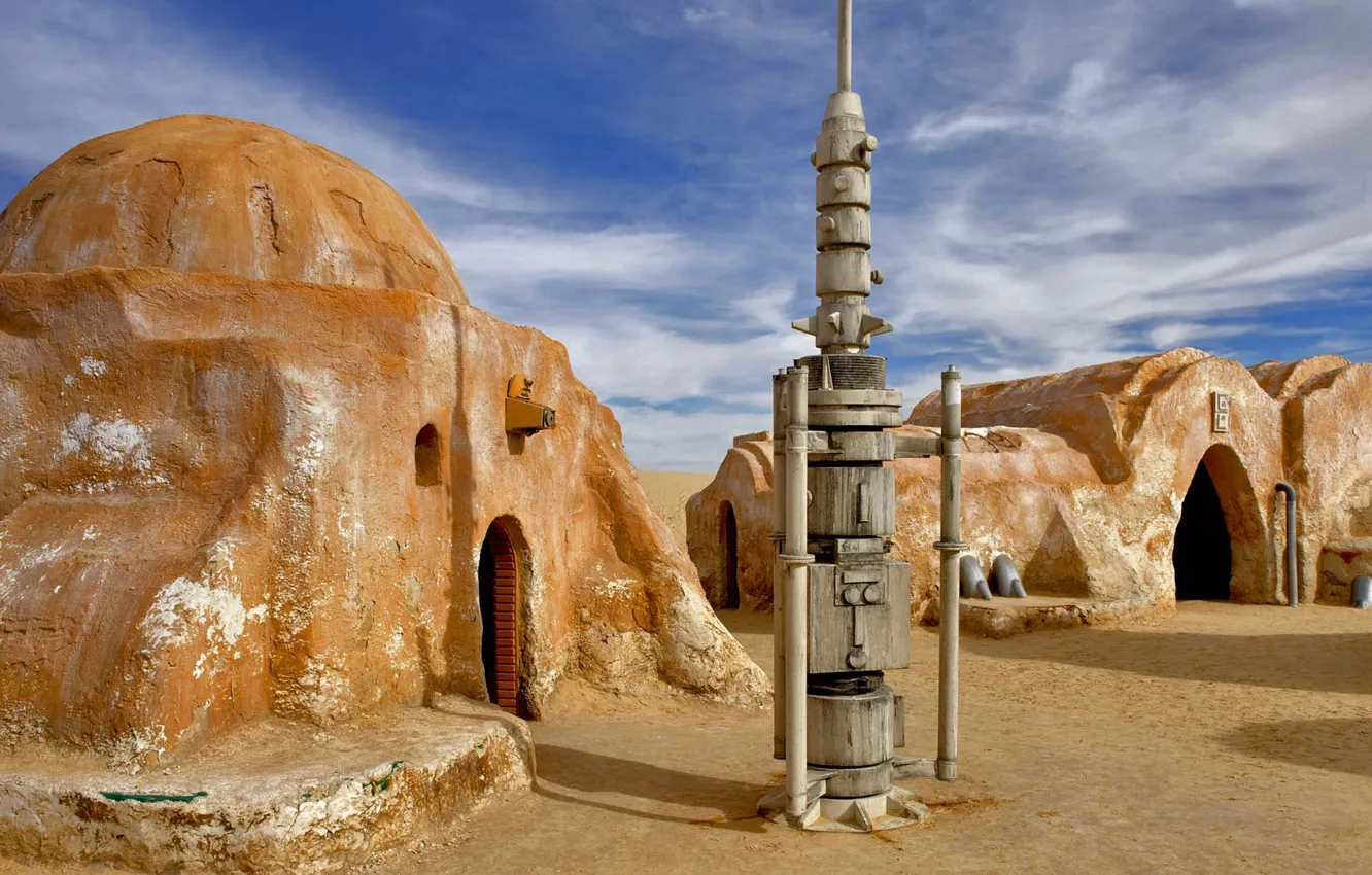 Photo wallpaper the scenery, Star wars, Tunisia, El JERID