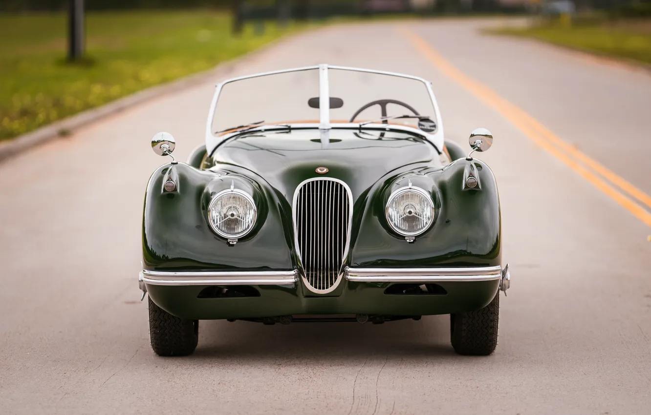 Photo wallpaper Jaguar, 1954, XK120, Jaguar XK120 SE Roadster