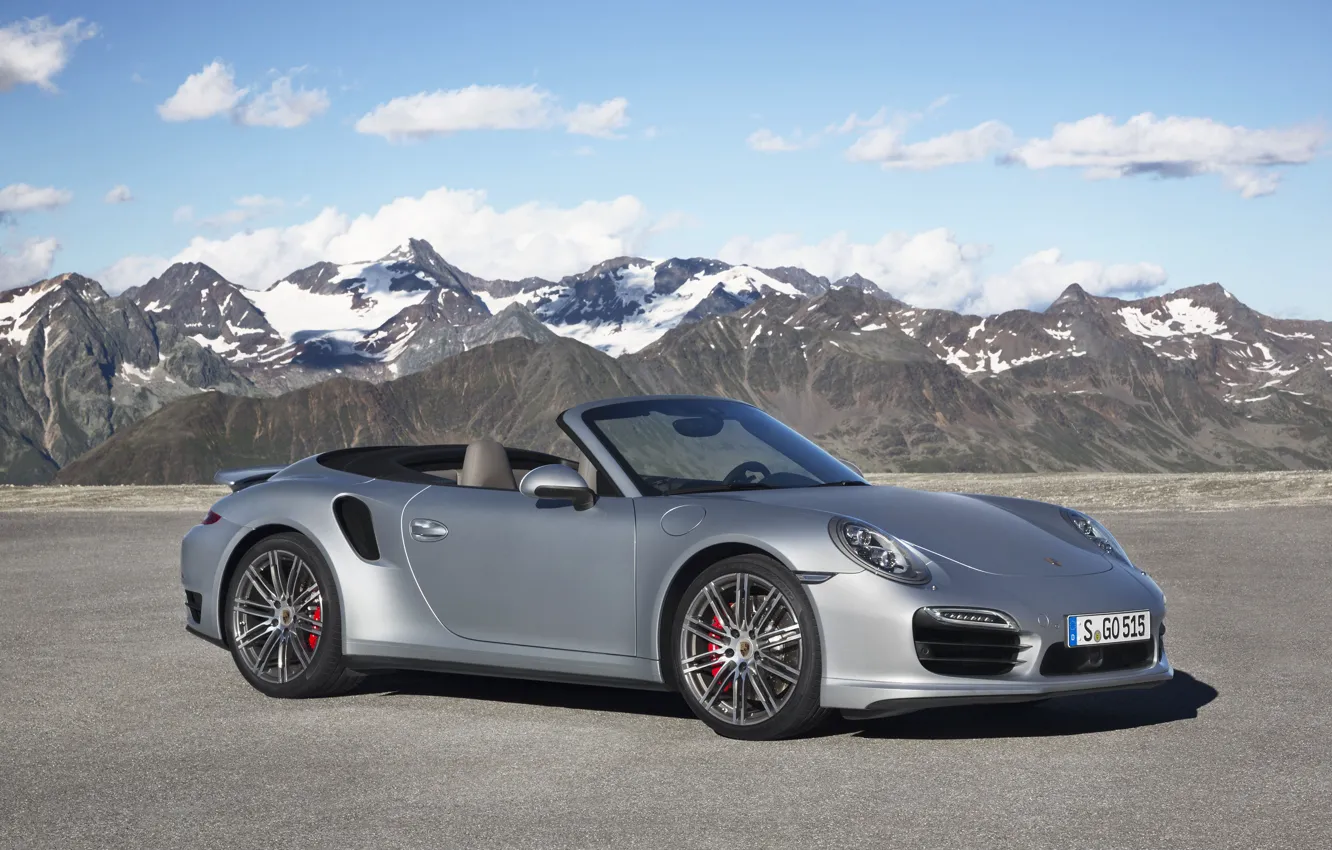Photo wallpaper Porshe, Turbo, 2014