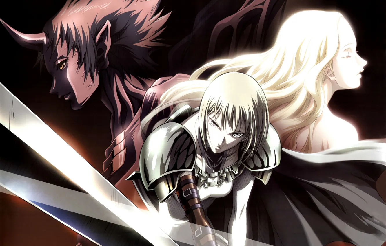 Photo wallpaper Claire, Claymore, Priscilla, Teresa, Claymore, Teresa, Clare, priscilla