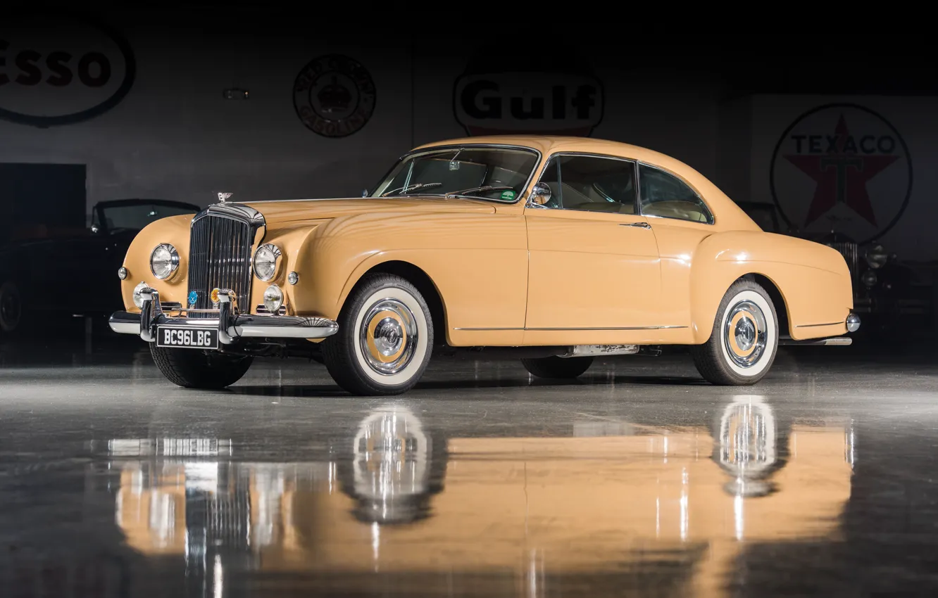 Photo wallpaper Bentley, retro, sports, Saloon by Mulliner, R-Type Continental