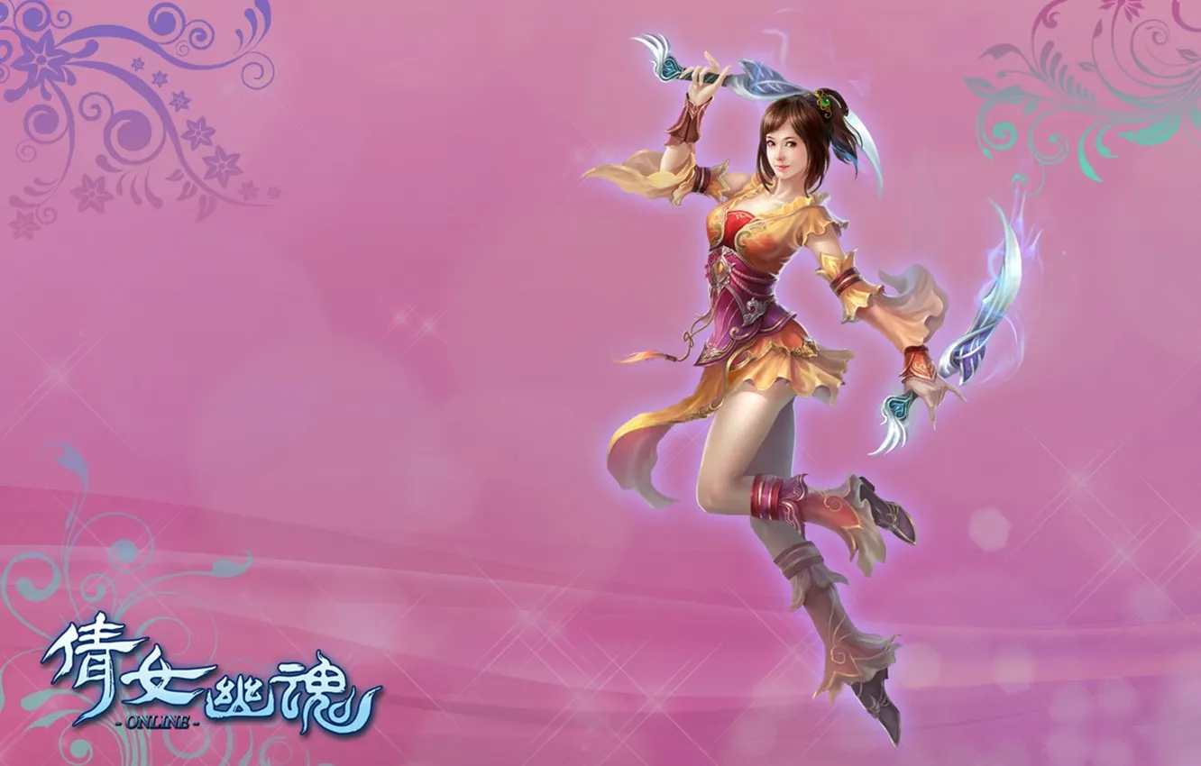 Photo wallpaper girl, weapons, the game, warrior, art, the Ghost's story